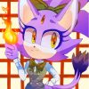 Cool Blaze The Cat Diamond Painting