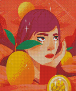 Crying Woman Diamond Painting