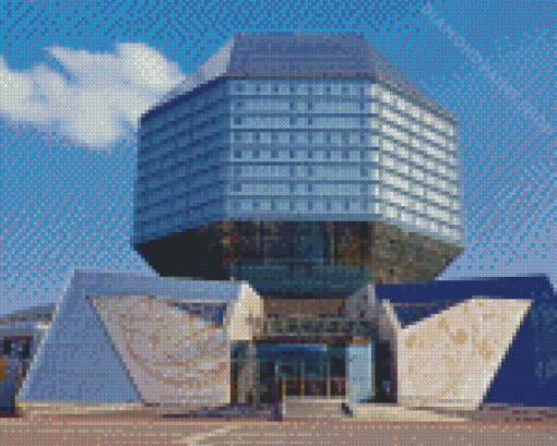 Minsk National Library Of Republic Of Belarus Diamond Painting