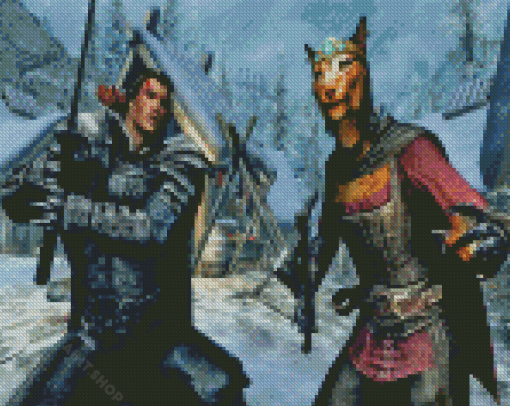 Skyrim Diamond Painting