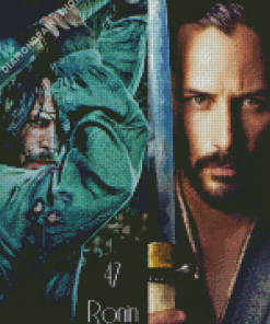 47 Ronin Keanu Reeves Actor Diamond Painting