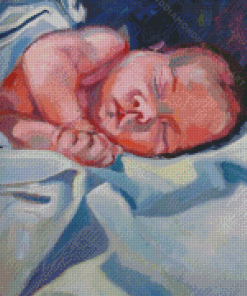 Abstract Newborn Baby Diamond Painting