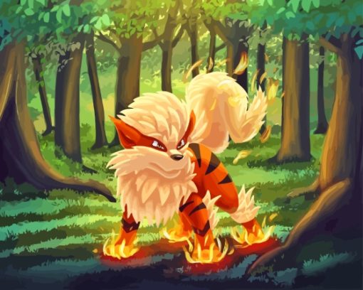 Aesthetic Arcanine Diamond Painting