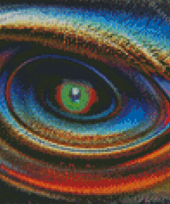 Aesthetic Abstract Eye Diamond Painting