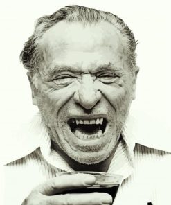 American Poet Charles Bukowski Diamond Painting