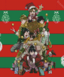 Barakamon Christmas Poster Diamond Painting