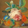 Basket Of Flowers Van Huysum Diamond Painting