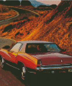 Chevy Monte Carlo Car On Road Diamond Painting