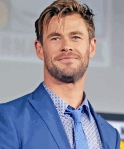 Chris Hemsworth Diamond Painting