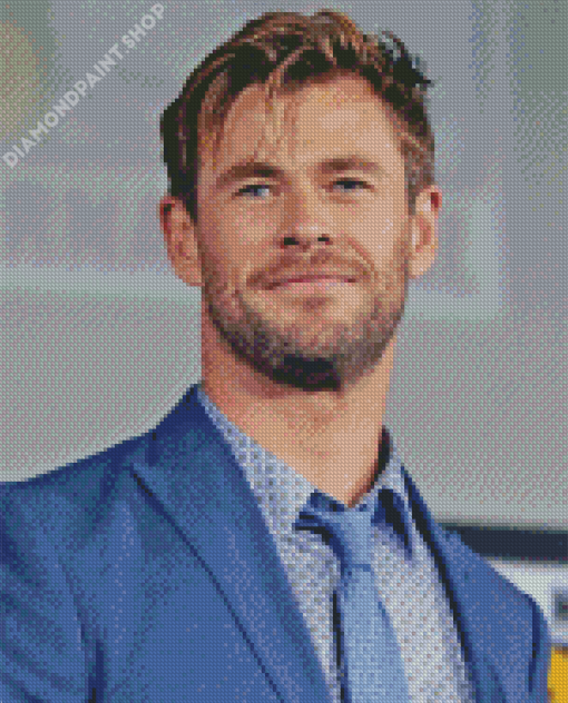 Chris Hemsworth Diamond Painting