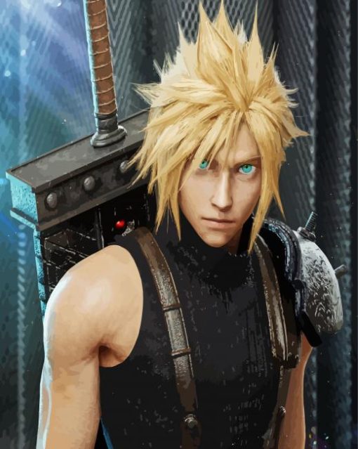 Cloud Strife Diamond Painting