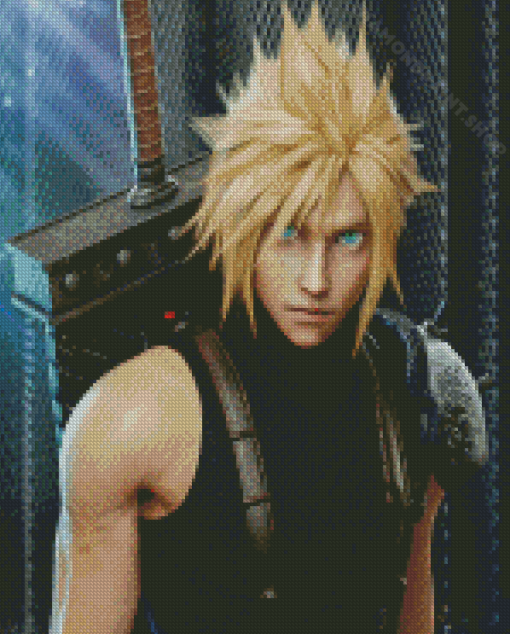 Cloud Strife Diamond Painting