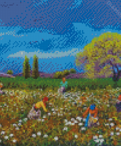 Cotton Field Diamond Painting