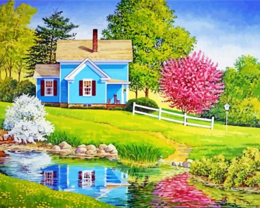 Country Spring Art Diamond Painting