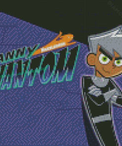 Danny Phantom Cartoon Poster Diamond Painting