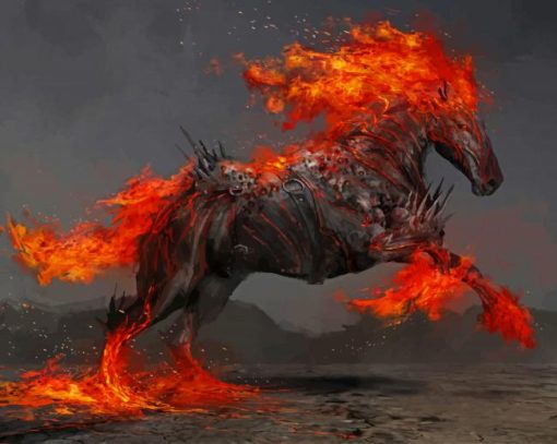 Fire Horse Diamond Painting