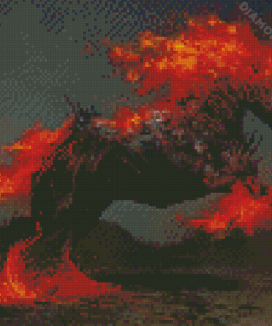 Fire Horse Diamond Painting