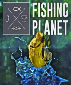 Fishing Planet Game Poster Diamond Painting