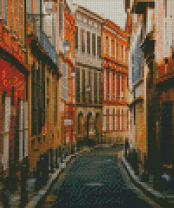 France Toulouse City Streets Diamond Painting