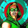 Green Arrow Diamond Painting