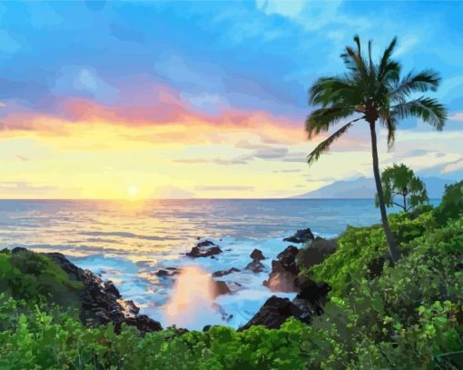 Hawaiian Scenery Diamond Painting