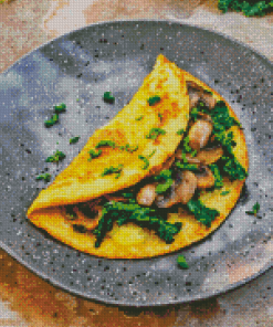 Healthy Omelette Diamond Painting