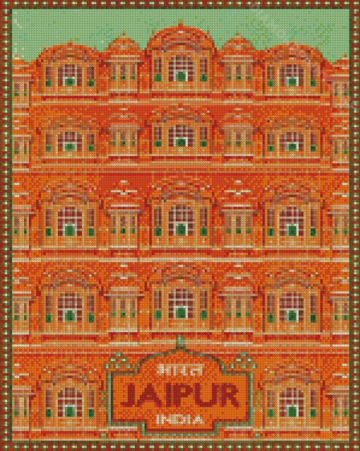 Jaipur Poster Art Diamond Painting