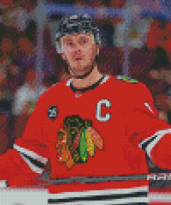 Jonathan Toews Chicago Blackhawks Player Diamond Painting