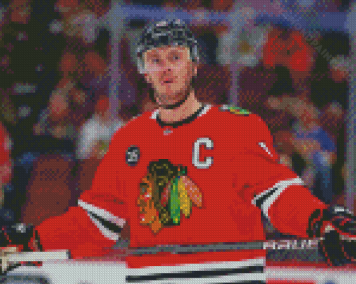 Jonathan Toews Chicago Blackhawks Player Diamond Painting