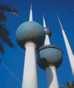 Kuwait Towers Diamond Painting