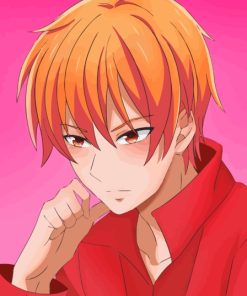 Kyo Sohma Fruits Basket Art Character Diamond Painting