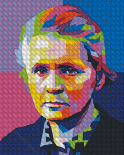 Marie Curie Pop Art Diamond Painting