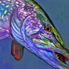 Northern Pike Fish Diamond Painting