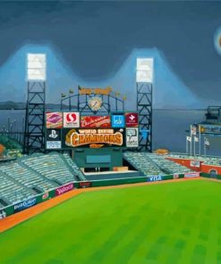 Oracle Park Stadium Diamond Painting