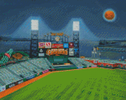 Oracle Park Stadium Diamond Painting