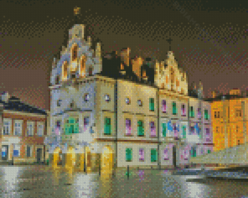 Poland Rzeszow City Town Hall Diamond Painting