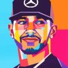 Pop Art Lewis Hamilton Diamond Painting