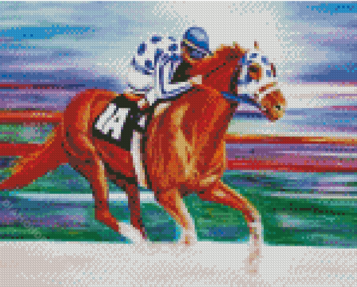 Secretariat Diamond Painting