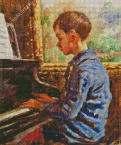 Stanhope Forbes The Young Pianist Diamond Painting