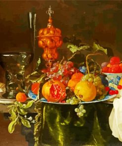 Still Life With Fruit By Jan Davidsz De Heem Diamond Painting