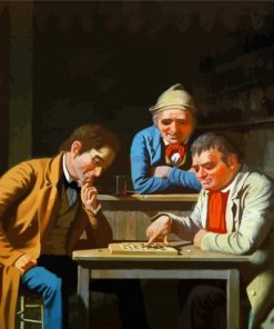 The Checker Players George Caleb bingham Diamond Painting
