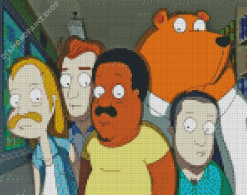 The Cleveland Show Characters Diamond Painting