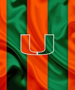 The Miami Football Logo Diamond Painting