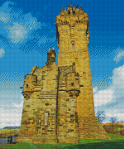 The National Wallace Monument Stirling Tower Scotland Diamond Painting