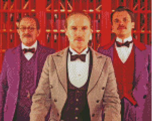 The Grand Budapest Hotel Movie Characters Diamond Painting