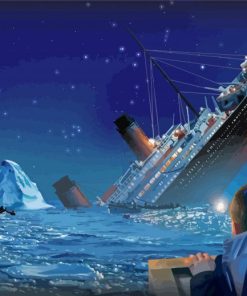 Titanic Ship Sinking Diamond Painting