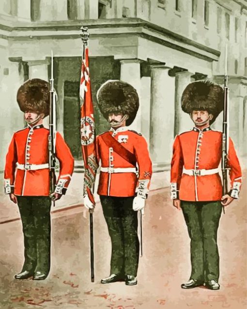 Vintage Coldstream Guards Diamond Painting