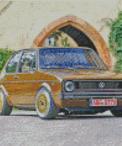 Vintage Golf 1 Car Diamond Painting