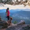 Woman Hiking With Dog Diamond Painting