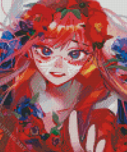 Abstract Belle Anime Girl Diamond Painting